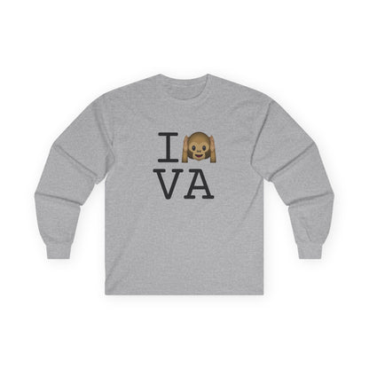 "I Don't Hear Virginia" Long Sleeve Shirt