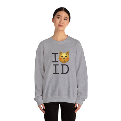 "I'm a Kissing Cat toward Idaho" Sweatshirt