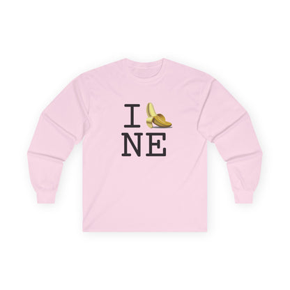 "I'm Bananas about Nebraska" Long Sleeve Shirt