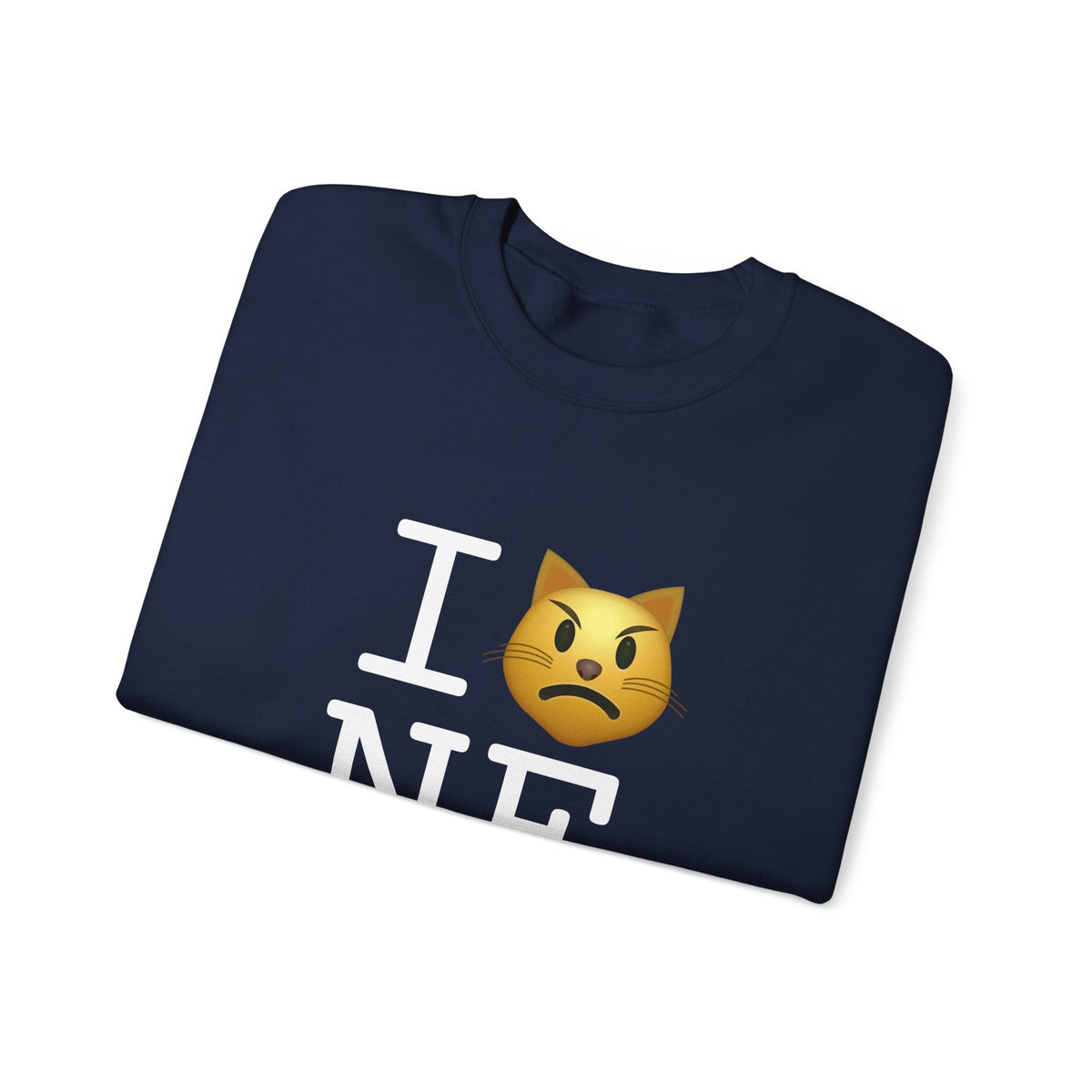 "I'm a Pouting Cat about Nebraska" Sweatshirt