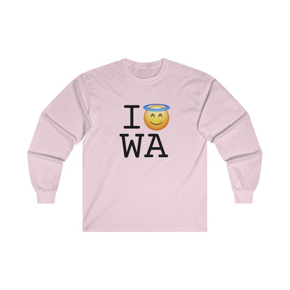 "I'm an Angel in Washington" Long Sleeve Shirt