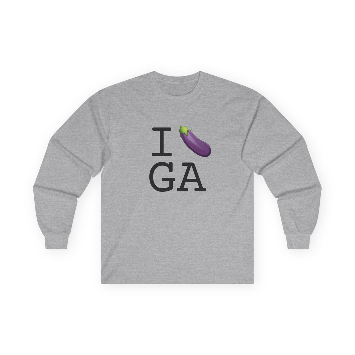 "I Eggplant Georgia" Long Sleeve Shirt