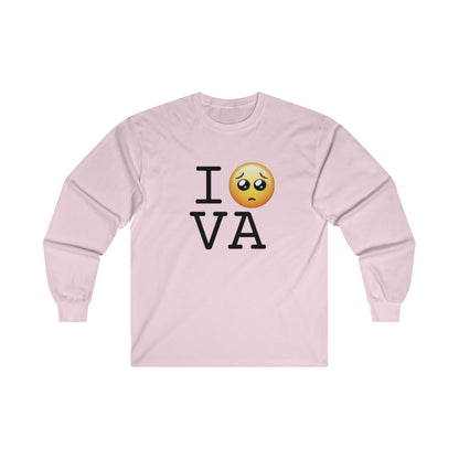 "I'm Begging about Virginia" Long Sleeve Shirt