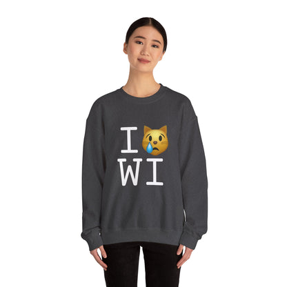 "I'm a Crying Cat about Wisconsin" Sweatshirt