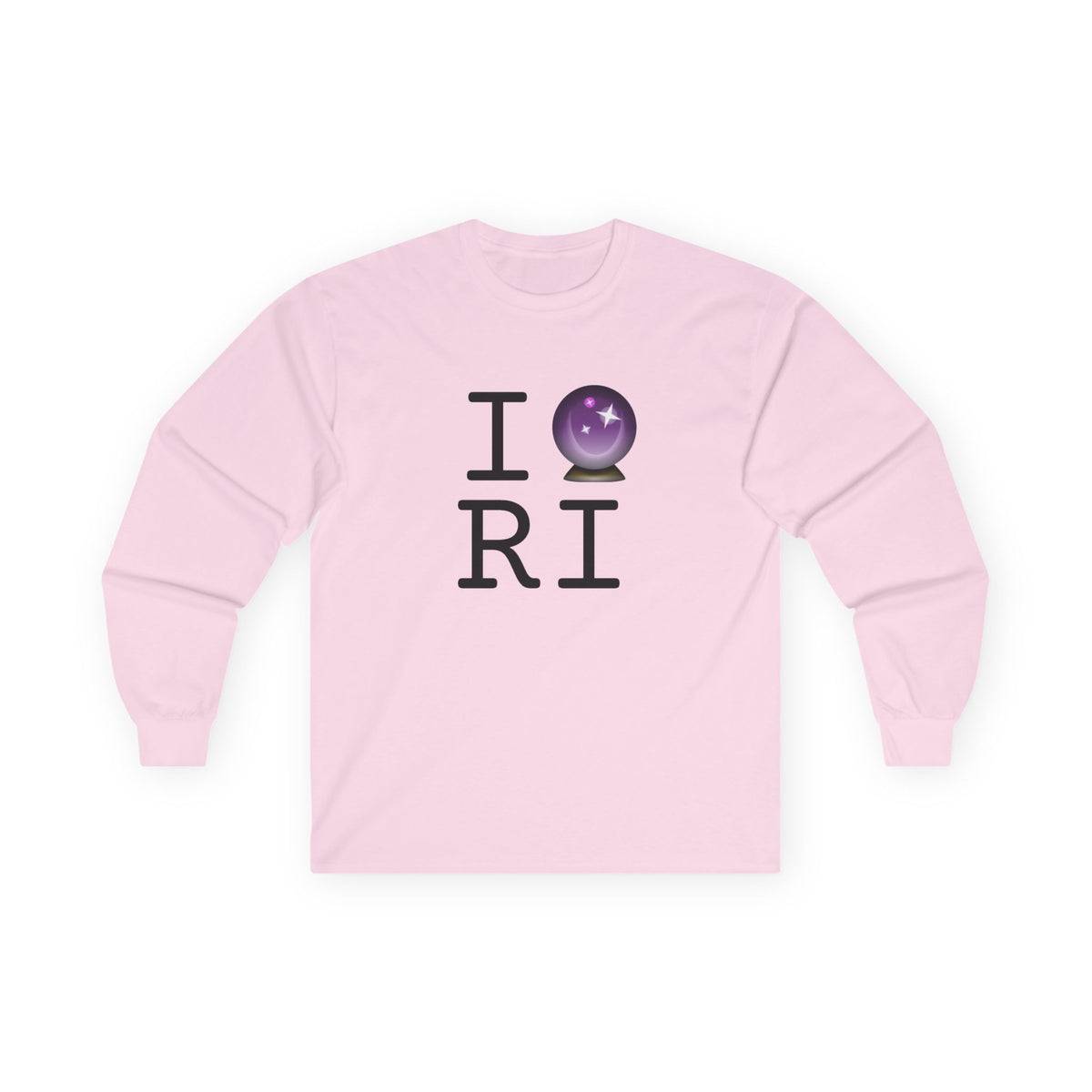 "I Predict the Future (Crystal Ball) of Rhode Island" Long Sleeve Shirt