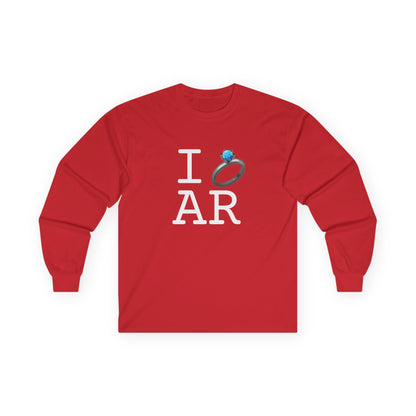 "I'm Married to (Diamond Ring) Arkansas" Long Sleeve Shirt