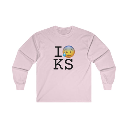 "I'm Anxiously Sweating in Kansas" Long Sleeve Shirt