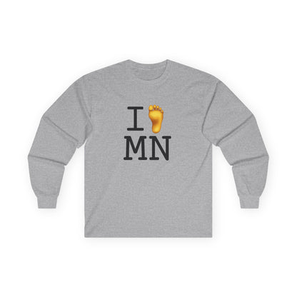 "I Foot Minnesota" Long Sleeve Shirt