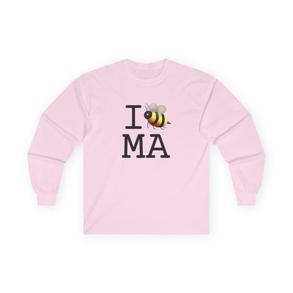 "I Bee in Massachusetts" Long Sleeve Shirt