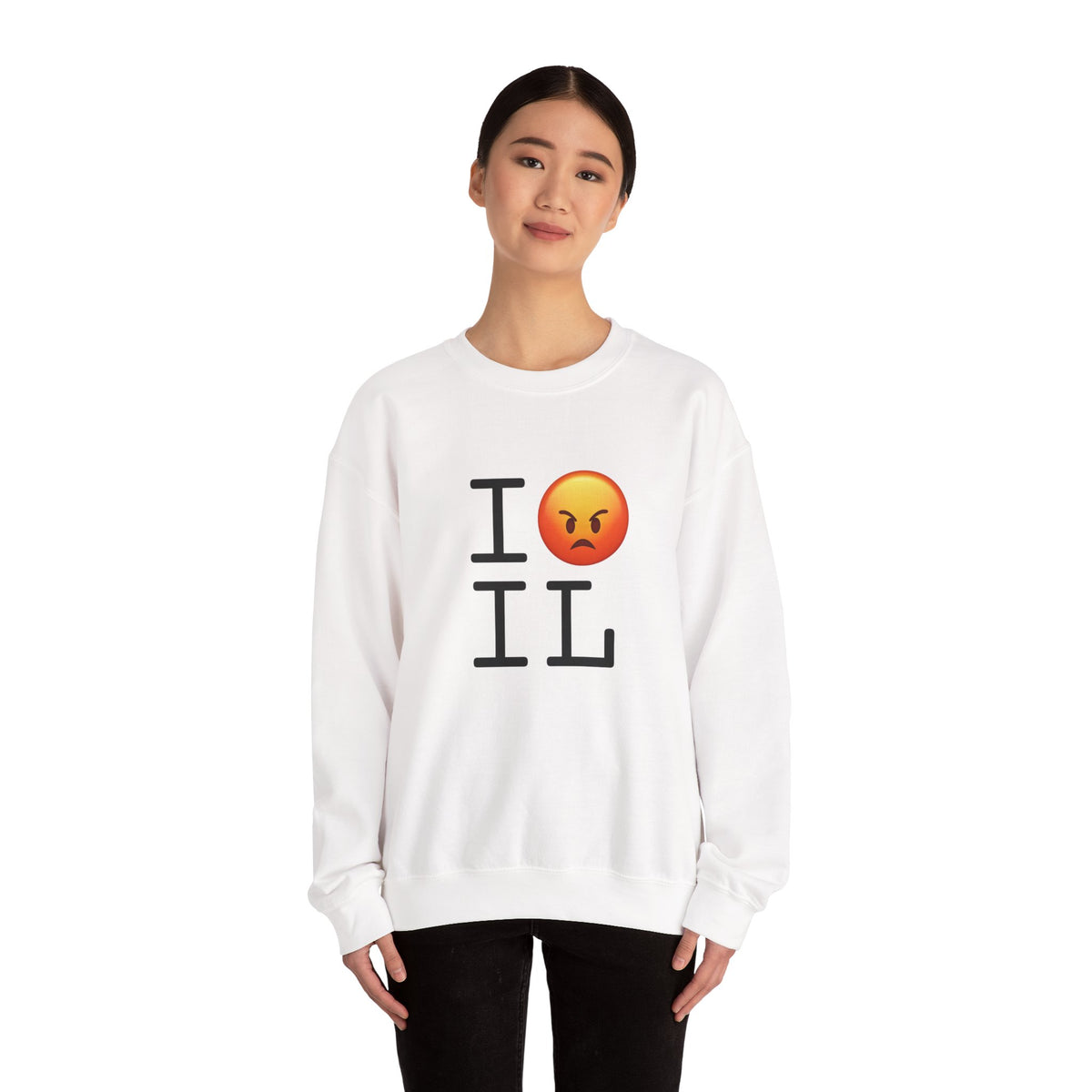 "I'm Angry about Illinois" Sweatshirt