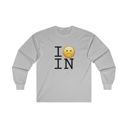 "I'm Grumpy about Indiana" Long Sleeve Shirt