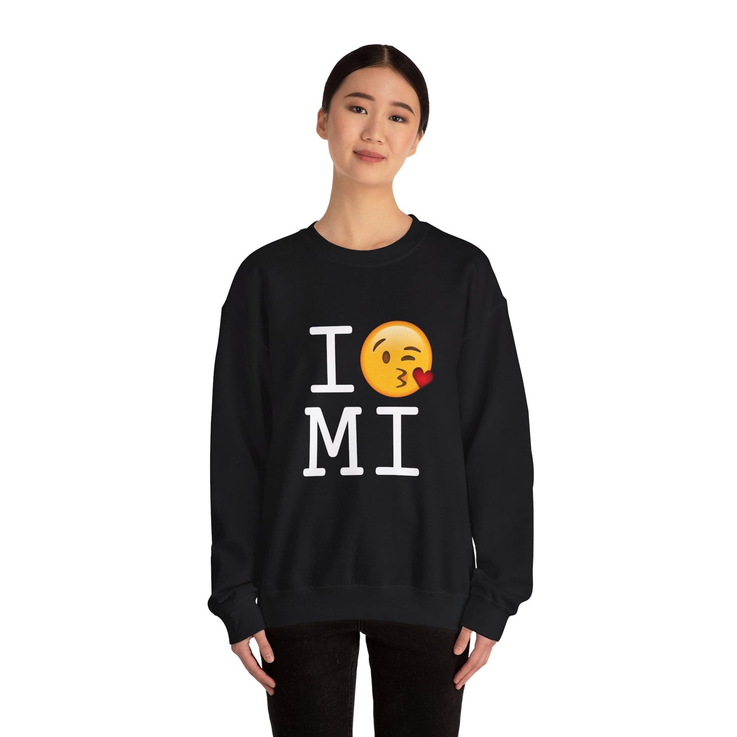 "I Blow a Kiss at Michigan" Sweatshirt