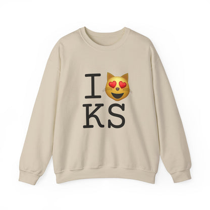 "I'm a Cat that Loves Kansas" Sweatshirt