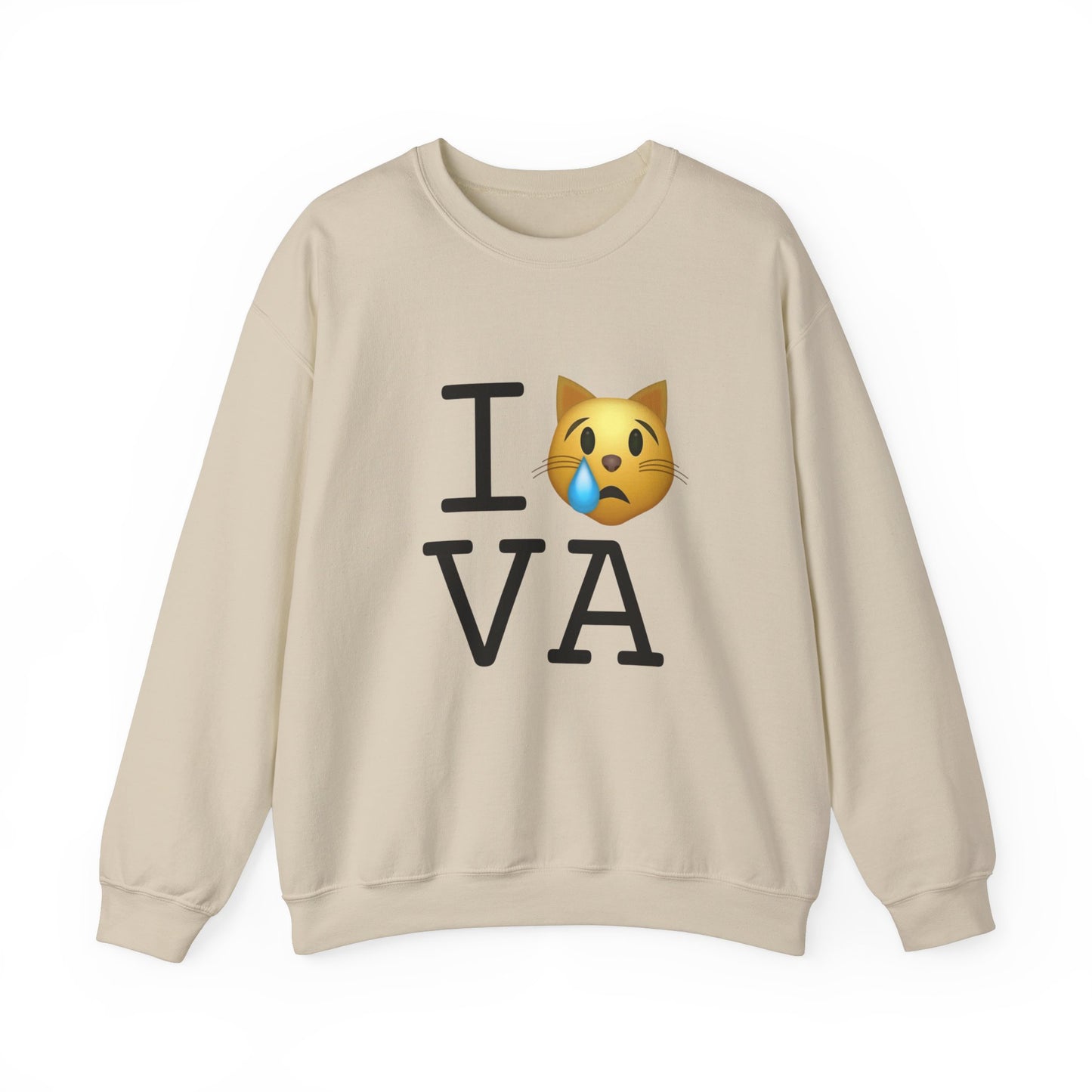 "I'm a Crying Cat about Virginia" Sweatshirt