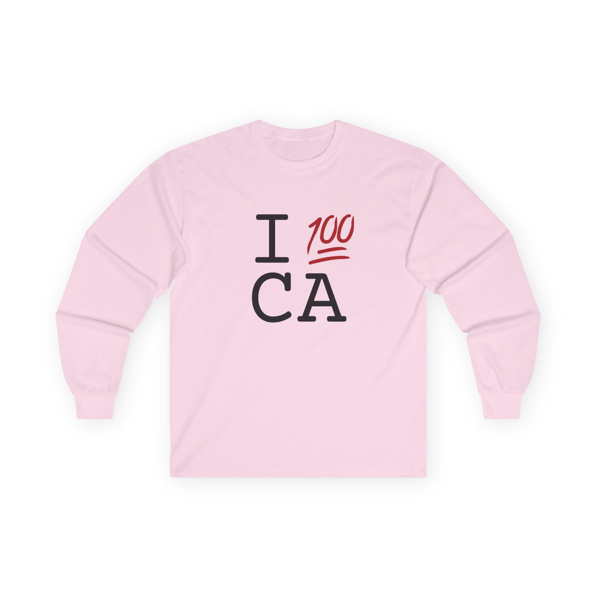 "I Keep it 100 in California" Long Sleeve Shirt