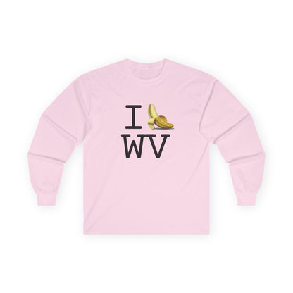 "I'm Bananas about West Virginia" Long Sleeve Shirt