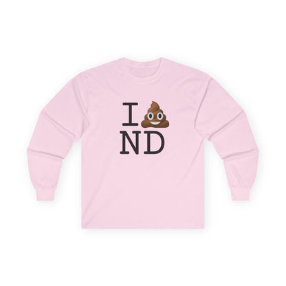 "I Poop in North Dakota" Long Sleeve Shirt