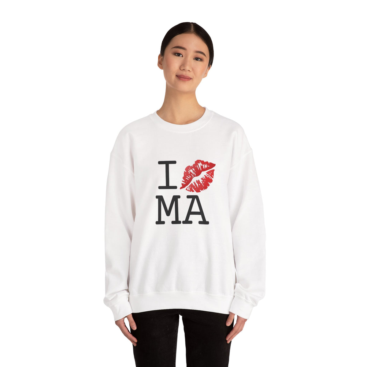"I Kiss Mark Massachusetts" Sweatshirt