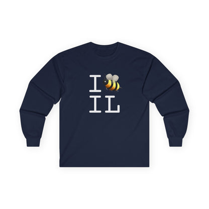 "I Bee in Illinois" Long Sleeve Shirt