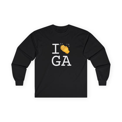 "I Applaud Georgia" Long Sleeve Shirt