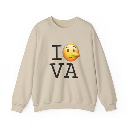 "I Lie about Virginia" Sweatshirt