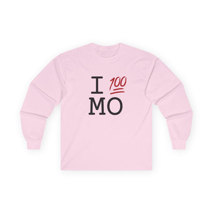 "I Keep it 100 in Missouri" Long Sleeve Shirt
