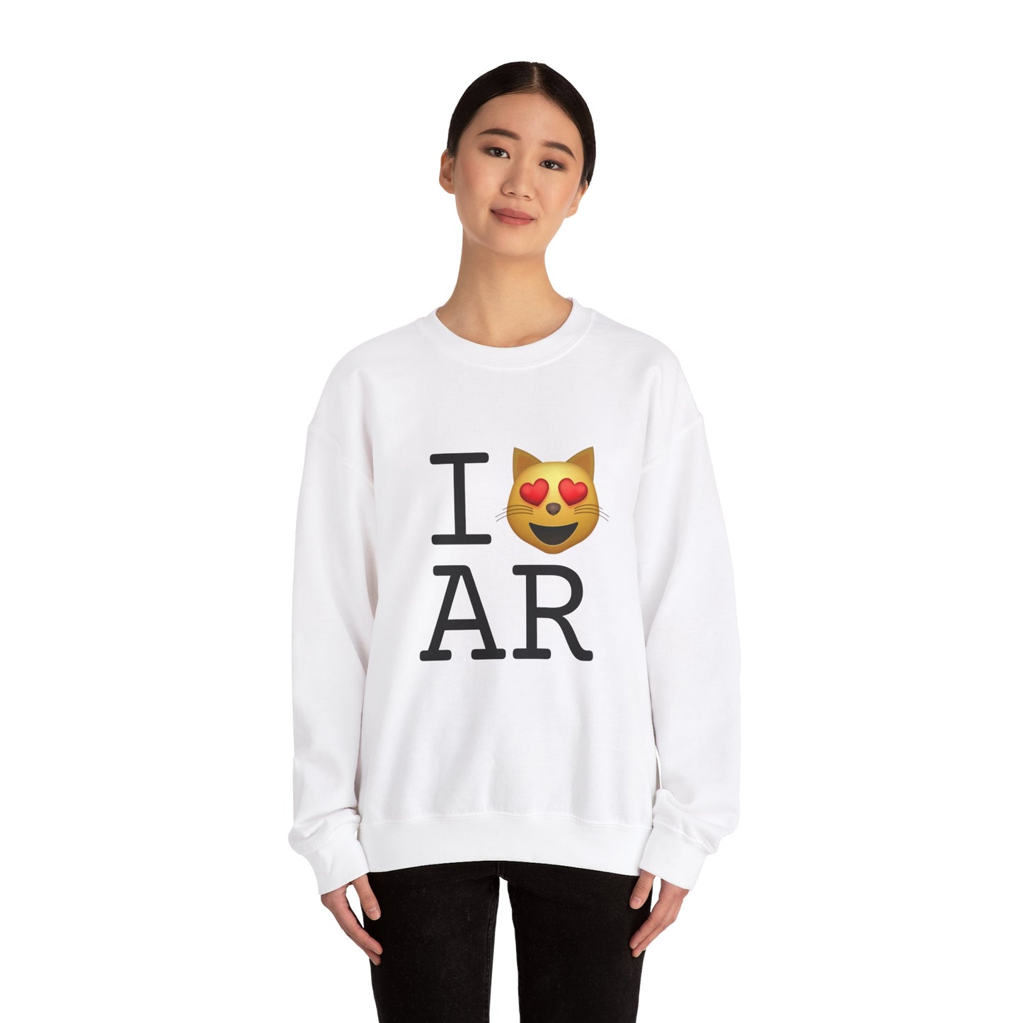 "I'm a Cat that Loves Arkansas" Sweatshirt