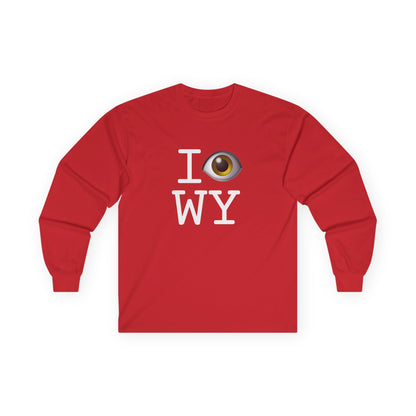 "I See (Eye) Wyoming" Long Sleeve Shirt