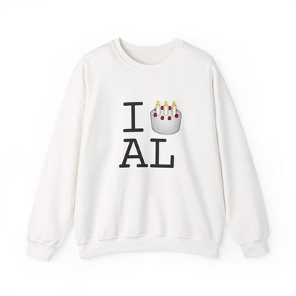 "I Birthday Cake Alabama" Sweatshirt