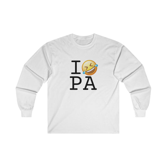 "I Laugh Hard (LMFAO) at Pennsylvania" Long Sleeve Shirt