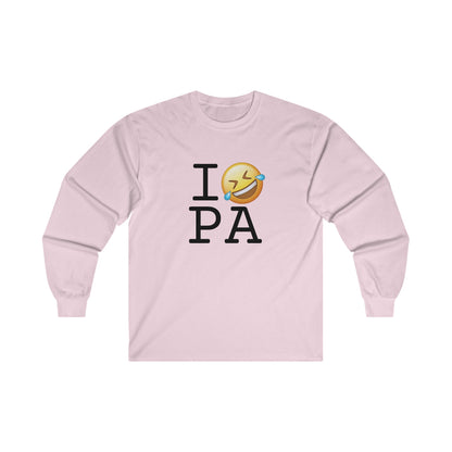"I Laugh Hard (LMFAO) at Pennsylvania" Long Sleeve Shirt