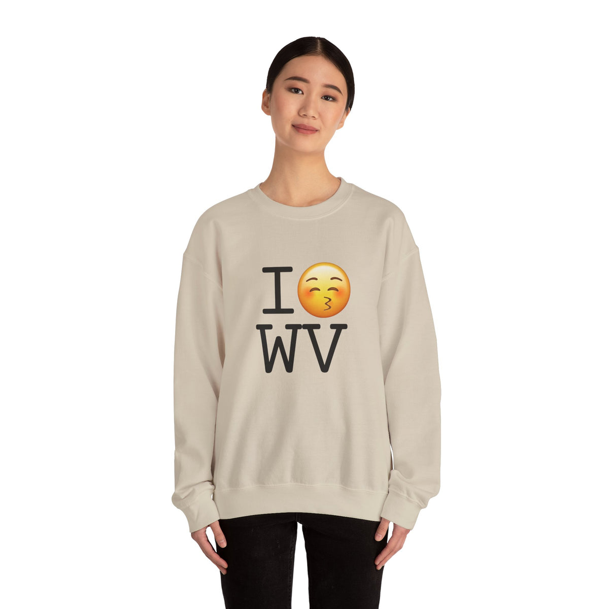 "I Kiss West Virginia" Sweatshirt