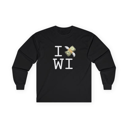 "I Lose Money in Wisconsin" Long Sleeve Shirt