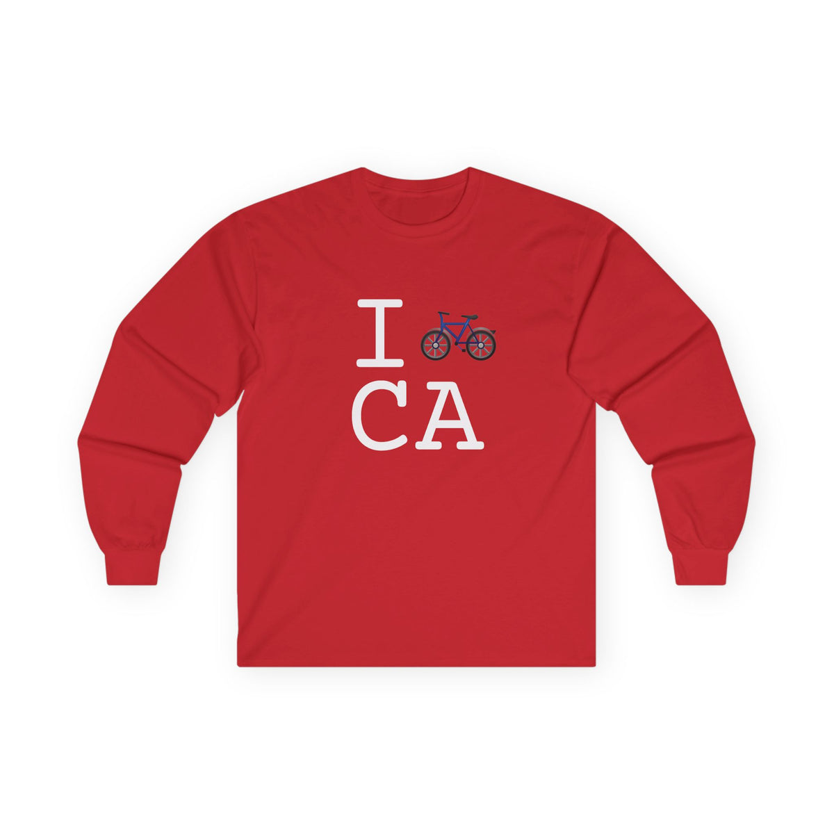 "I Bicycle California" Long Sleeve Shirt