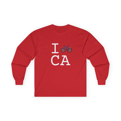 "I Bicycle California" Long Sleeve Shirt