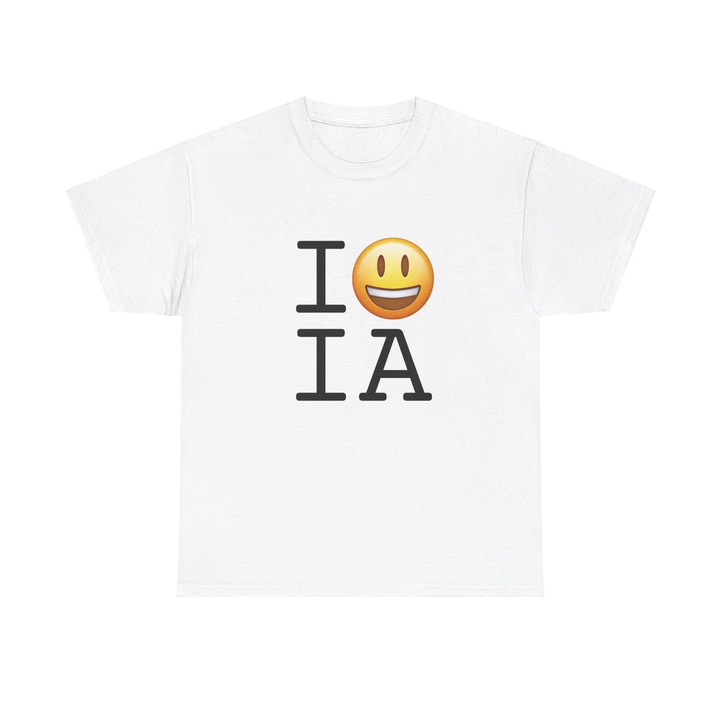 "I'm Happy about Iowa" Tee