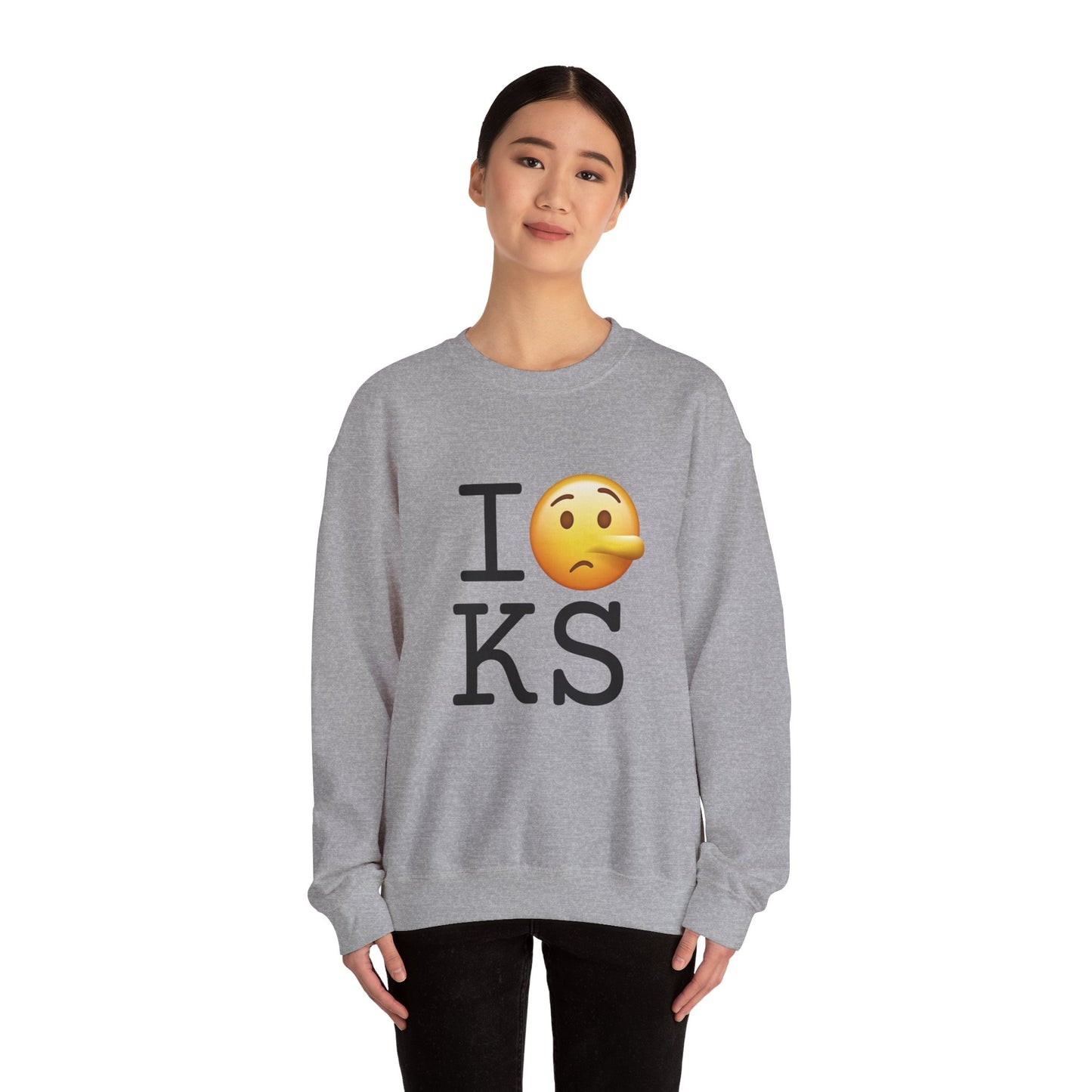 "I Lie about Kansas" Sweatshirt