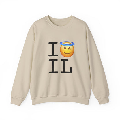 "I'm an Angel in Illinois" Sweatshirt