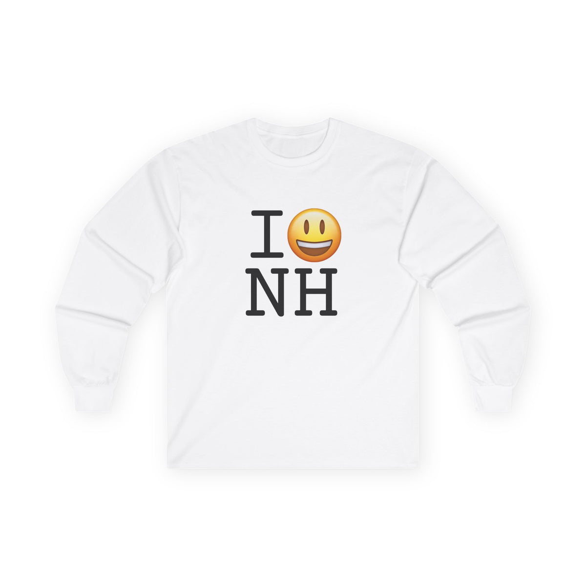 "I'm Happy about New Hampshire" Long Sleeve Shirt