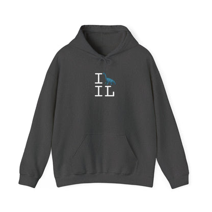 "I'm a Dinosaur in Illinois" Hoodie