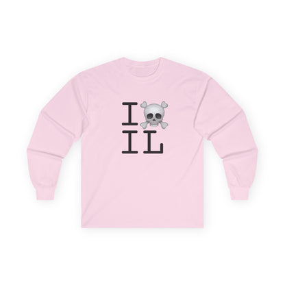 "I'm a Pirate in Illinois" Long Sleeve Shirt
