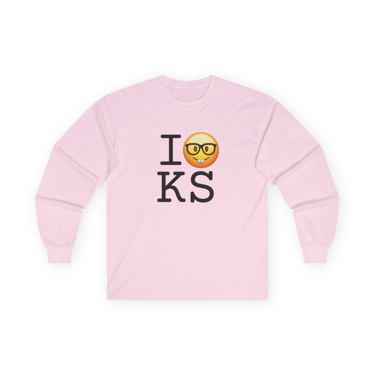 "I'm a Nerd about Kansas" Long Sleeve Shirt