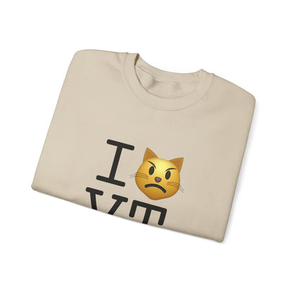 "I'm a Pouting Cat about Vermont" Sweatshirt