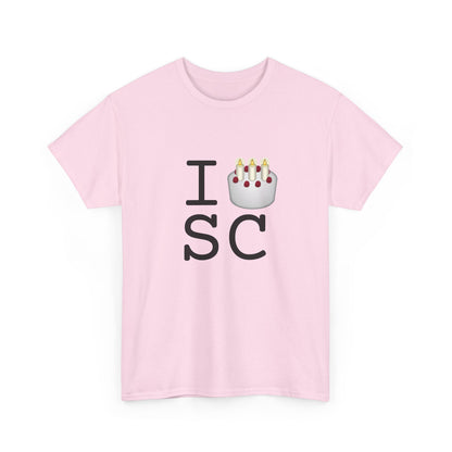 "I Birthday Cake South Carolina" Tee