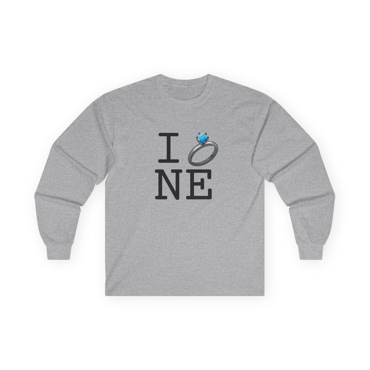 "I'm Married to (Diamond Ring) Nebraska" Long Sleeve Shirt