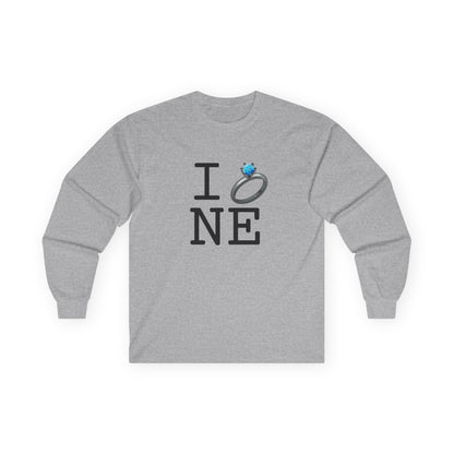 "I'm Married to (Diamond Ring) Nebraska" Long Sleeve Shirt