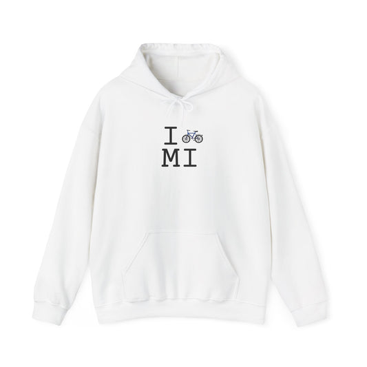"I Bicycle Michigan" Hoodie