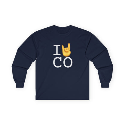 "I Rock On with Colorado" Long Sleeve Shirt