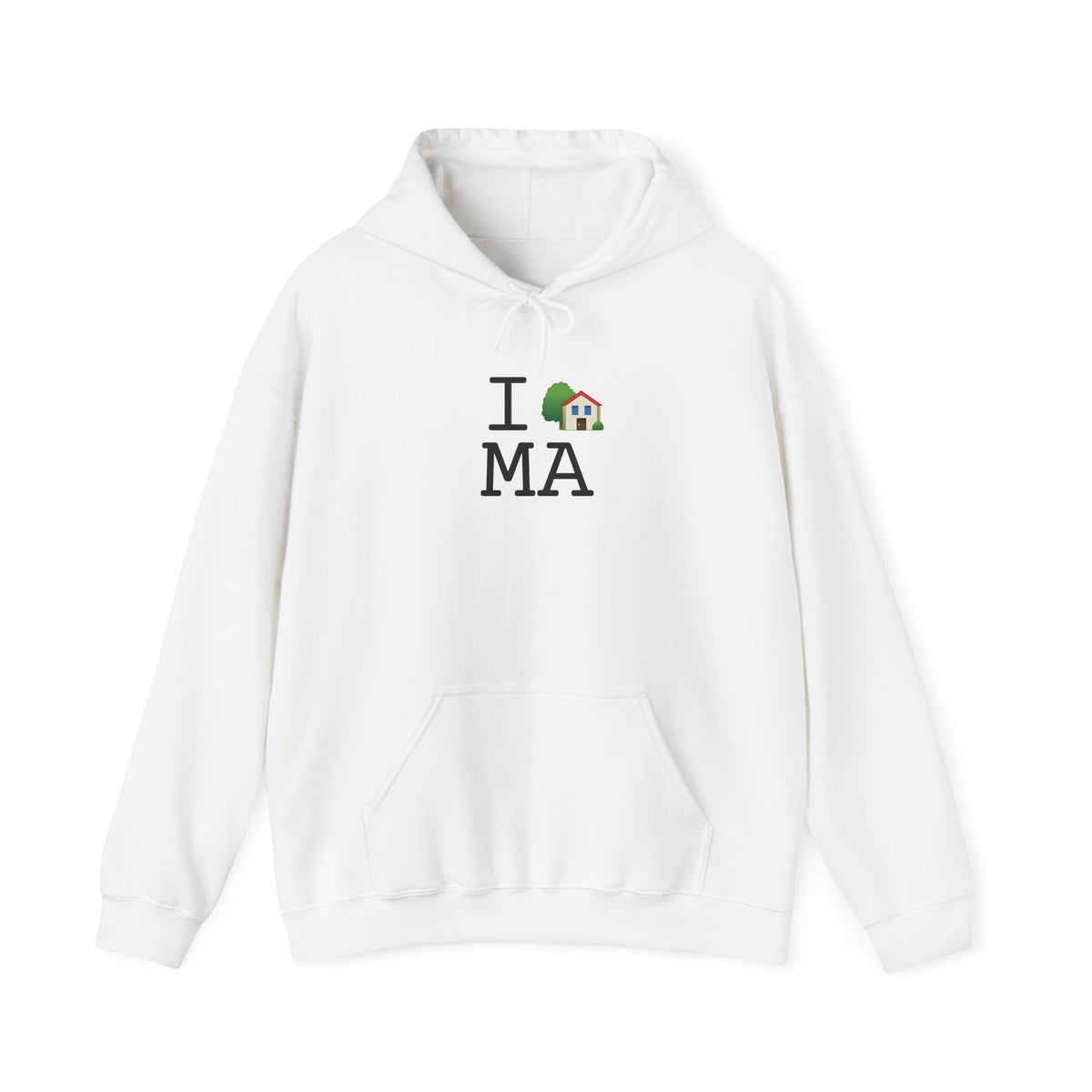 "I'm Home in Massachusetts" Hoodie