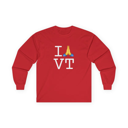 "I Pray for Vermont" Long Sleeve Shirt